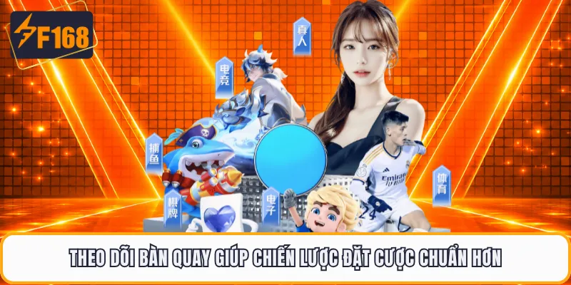 Theo dõi bàn quay giúp chiến lược đặt cược chuẩn hơn
